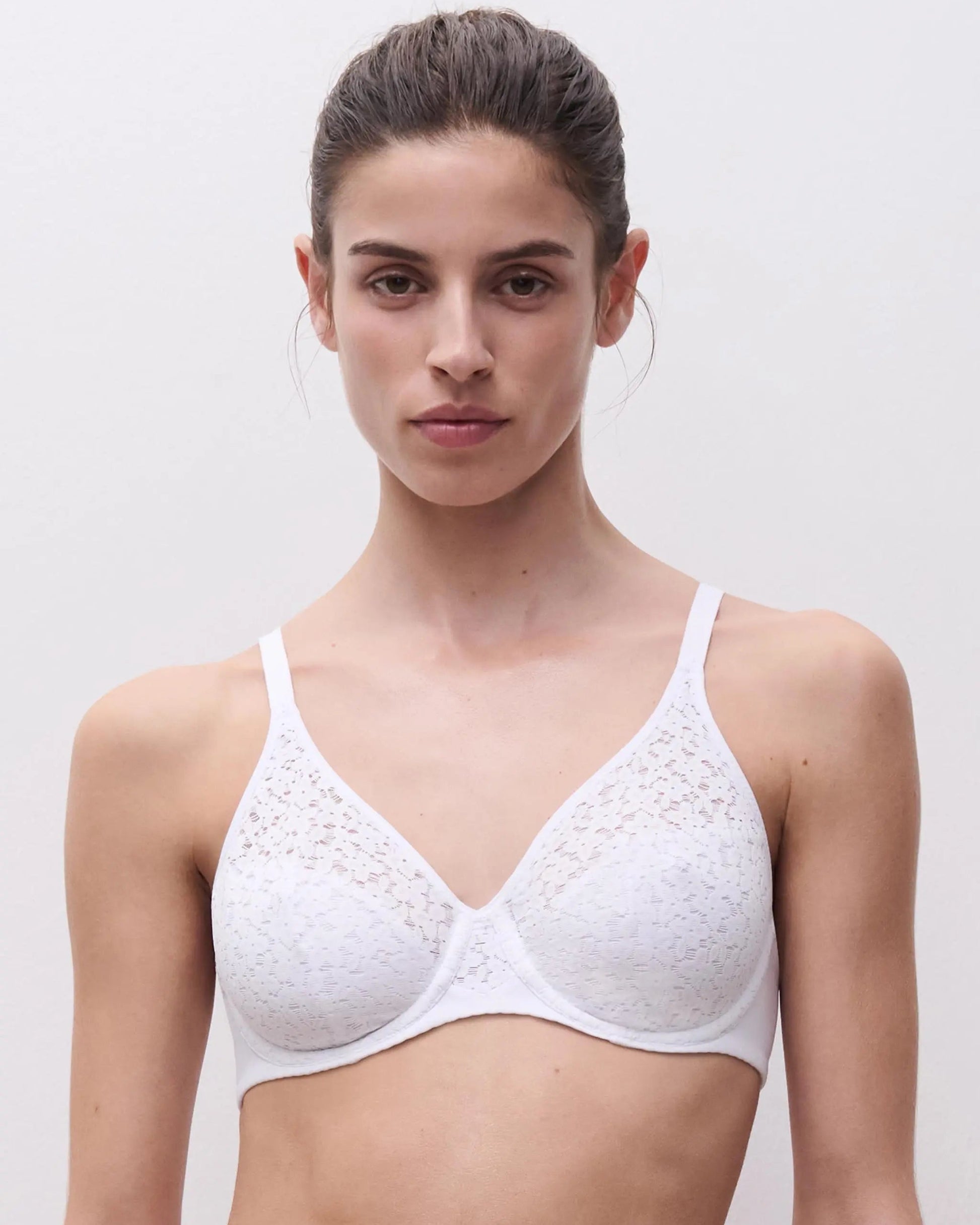 BH Full cup norah Chantelle hvit white blonde comfort, undertøy frilin norge