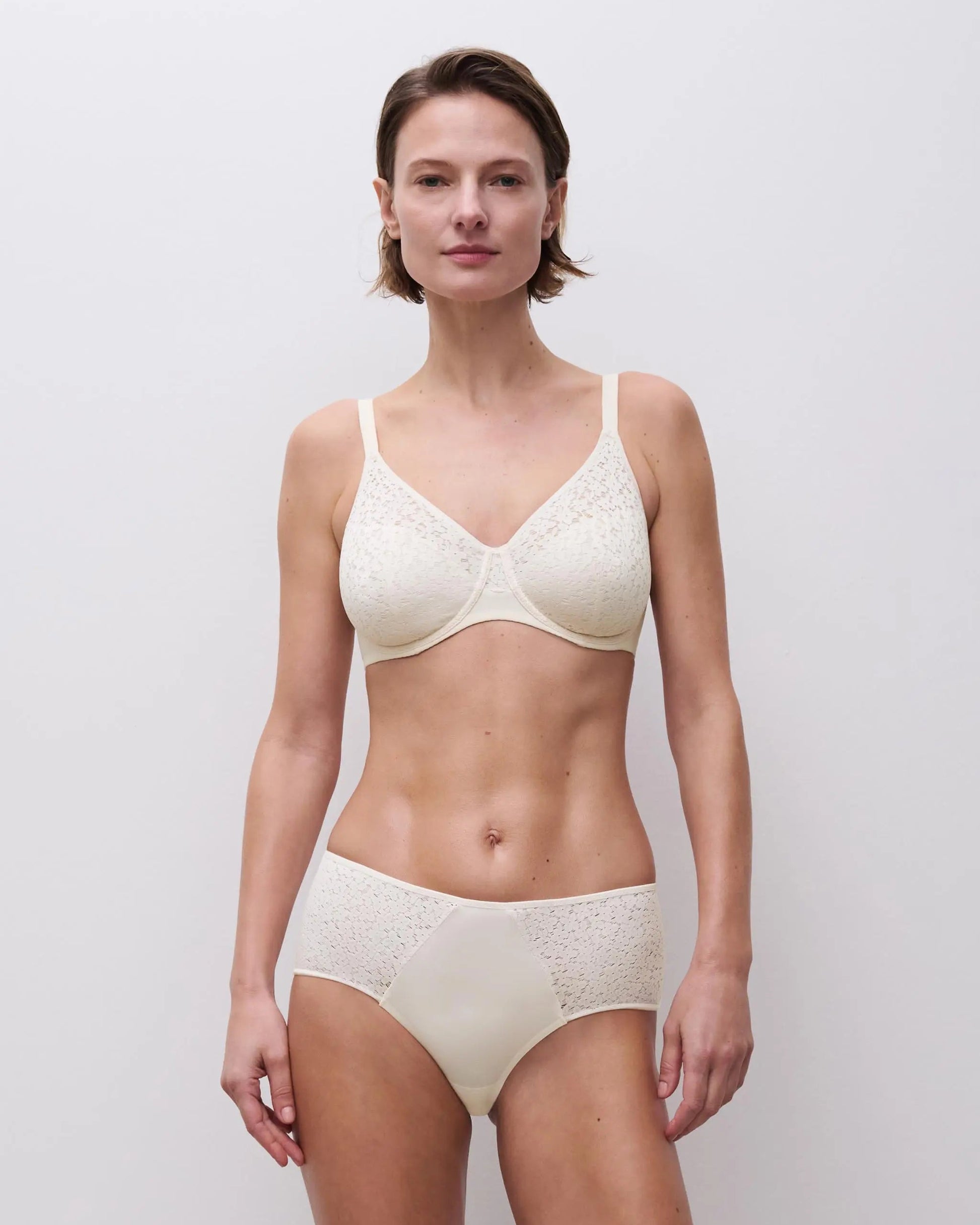 BH Full cup norah Chantelle off white pearl blonde comfort, undertøy frilin norge