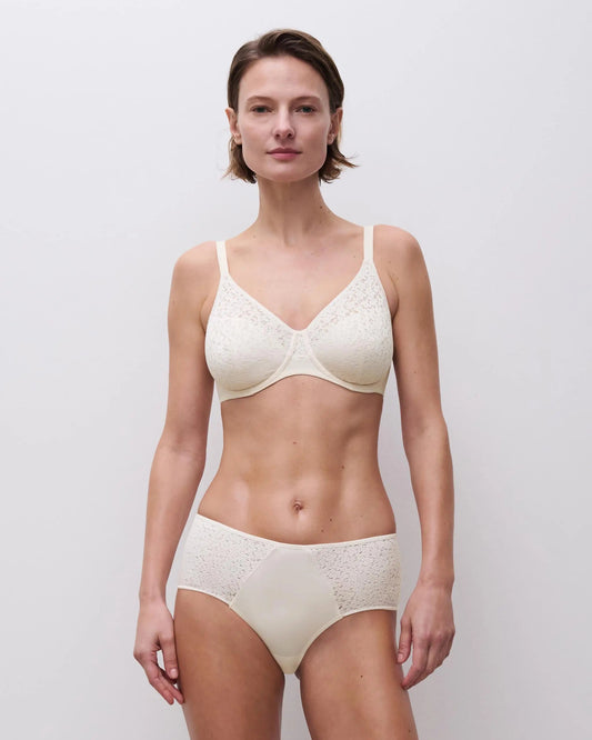 BH Full cup norah Chantelle off white pearl blonde comfort, undertøy frilin norge