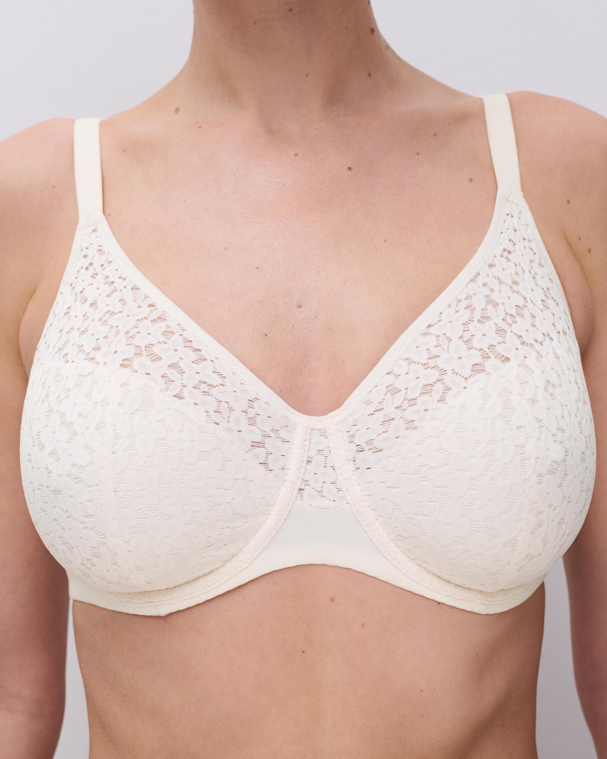 BH Full cup norah Chantelle off white pearl blonde comfort, undertøy frilin norge