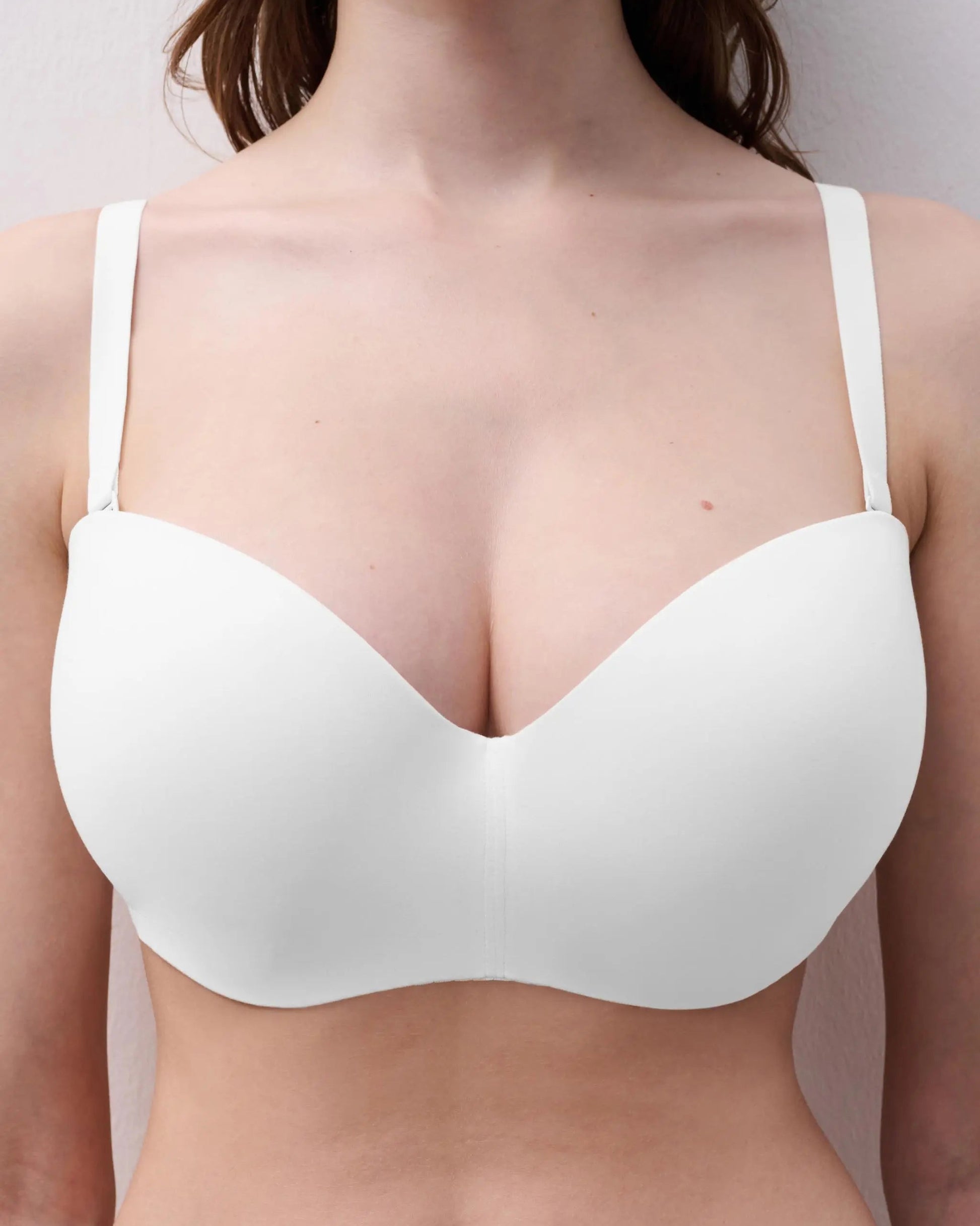 BH uten stropper stroppeløs Chantelle hvit white Norah, Undertøy frilin norge