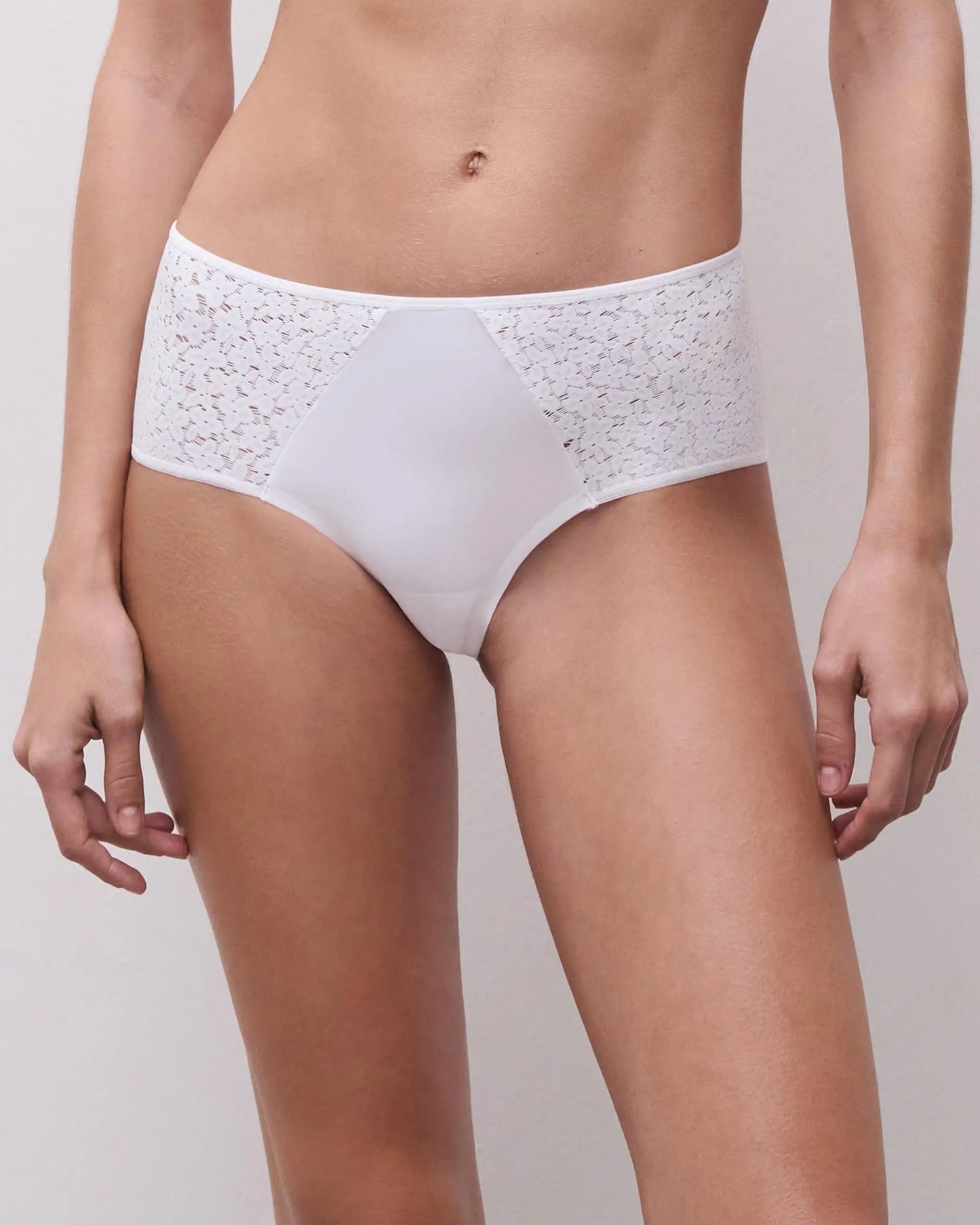 Truse hipster hvit white chantelle norah blonde, undertøy frilin norge