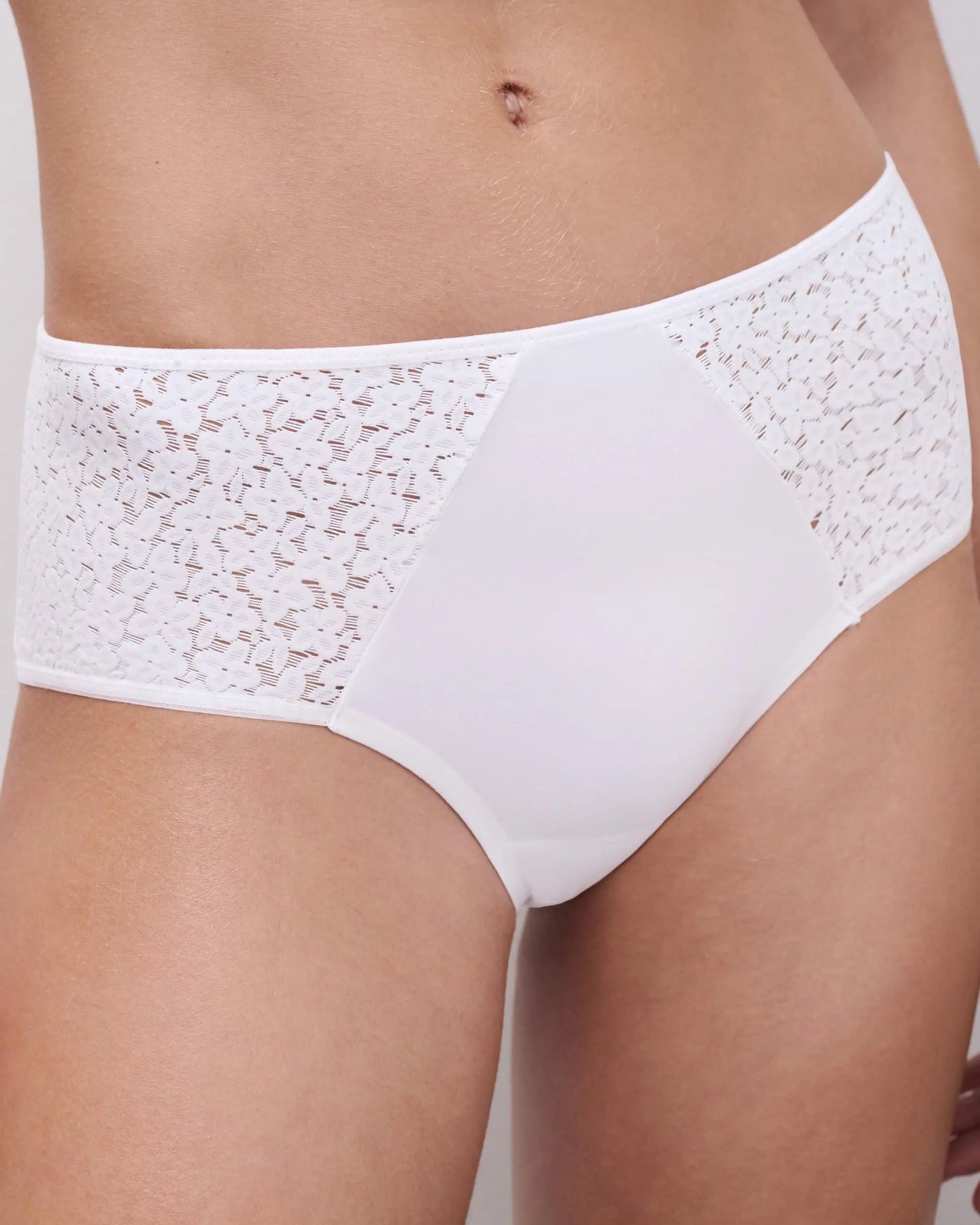 Truse hipster hvit white chantelle norah blonde, undertøy frilin norge