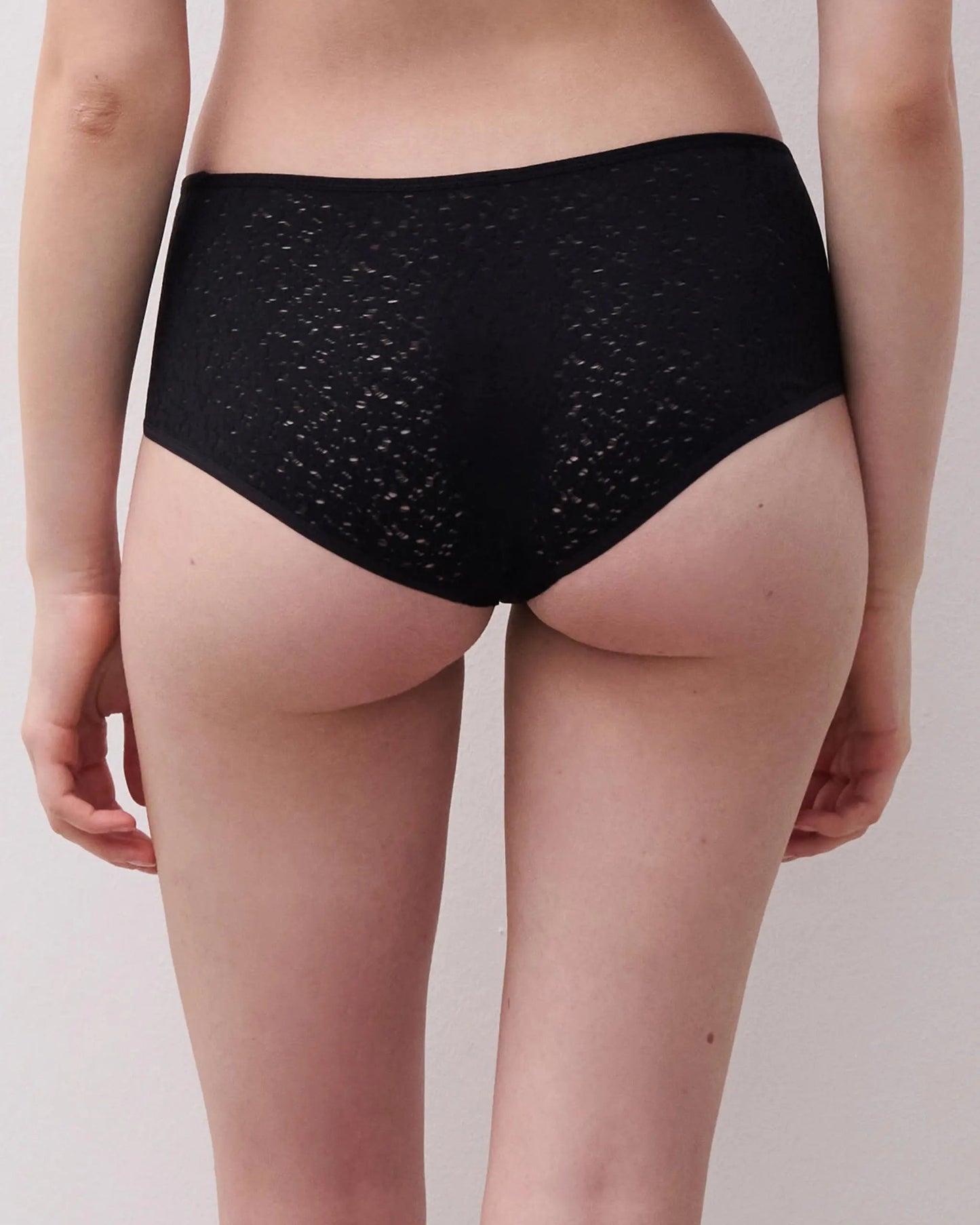 Truse hipster svart chantelle norah blonde, undertøy frilin norge