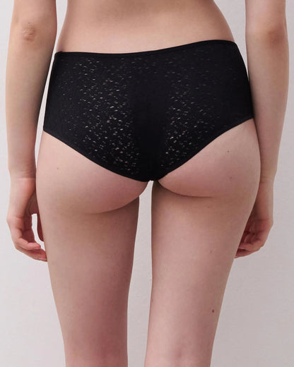 Truse hipster svart chantelle norah blonde, undertøy frilin norge