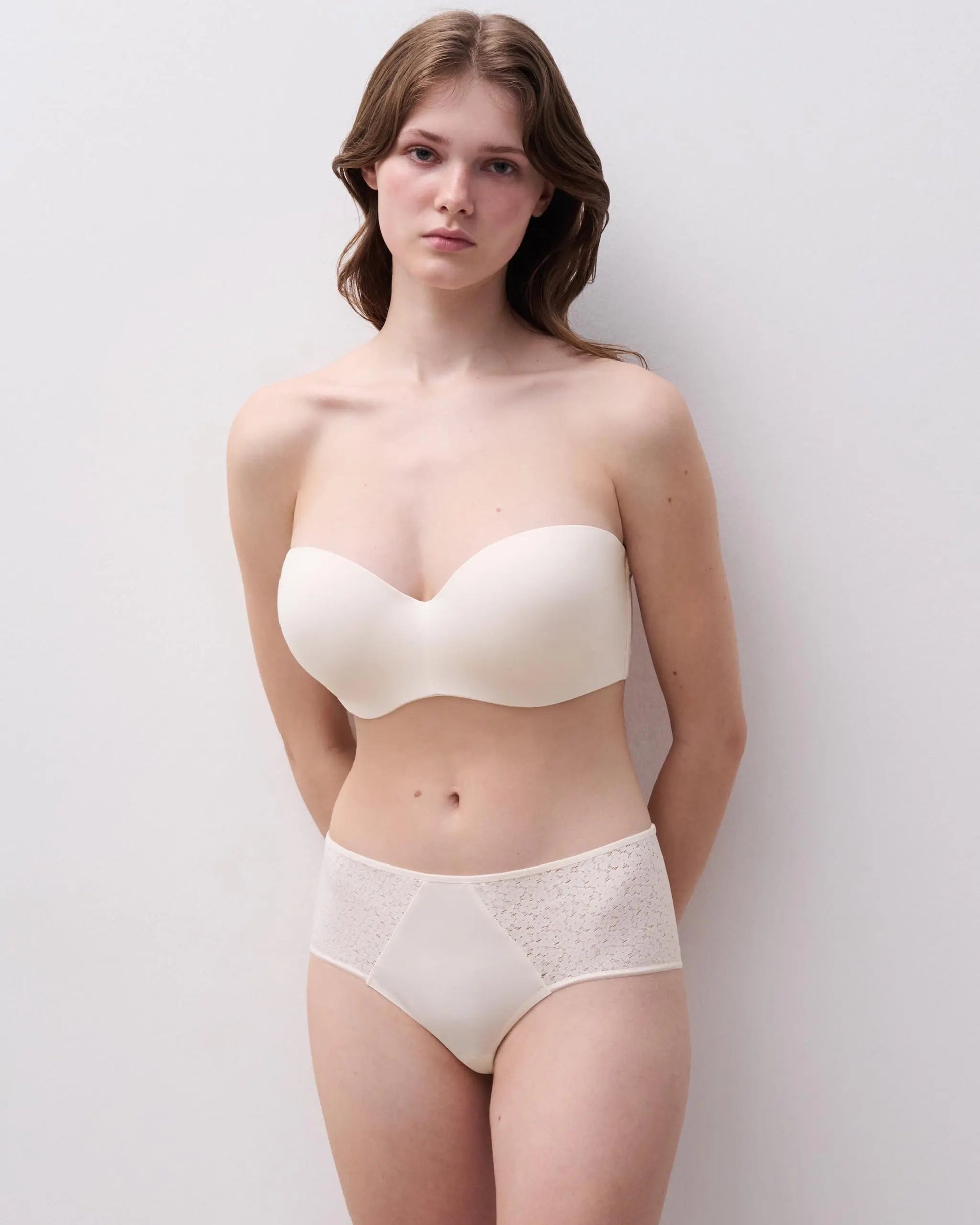 Truse hipster off white pearl chantelle norah blonde, undertøy frilin norge