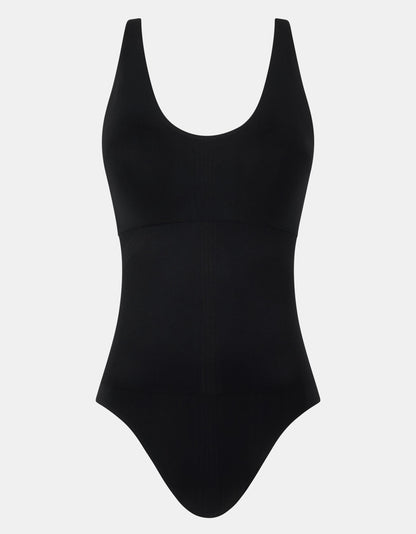Body Shapewear hold-in support, undertøy norge dame, chantelle smooth comfort, svart black