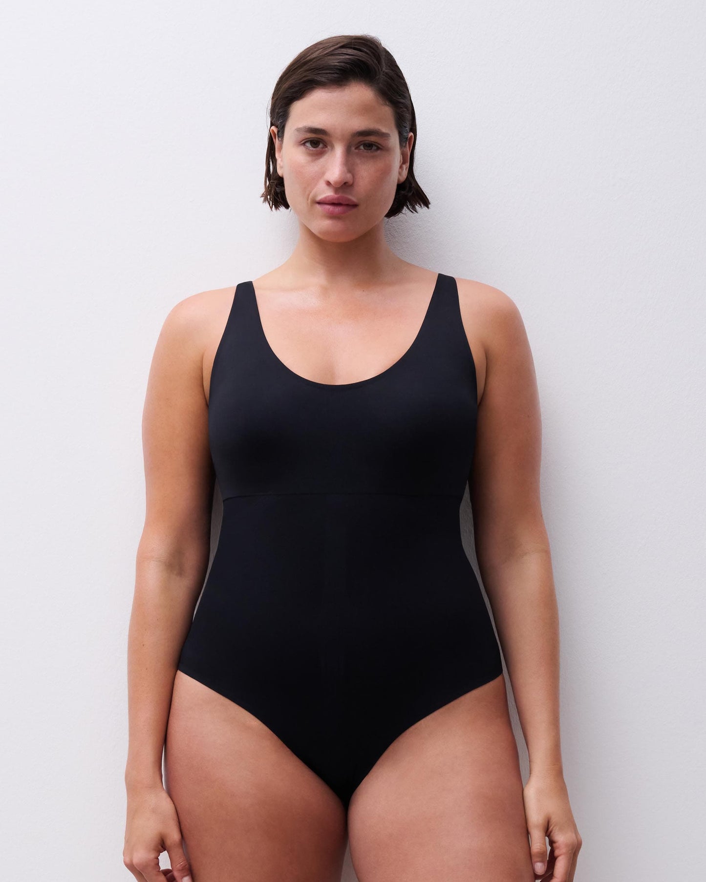 Body Shapewear hold-in support, undertøy norge dame, chantelle smooth comfort, svart black