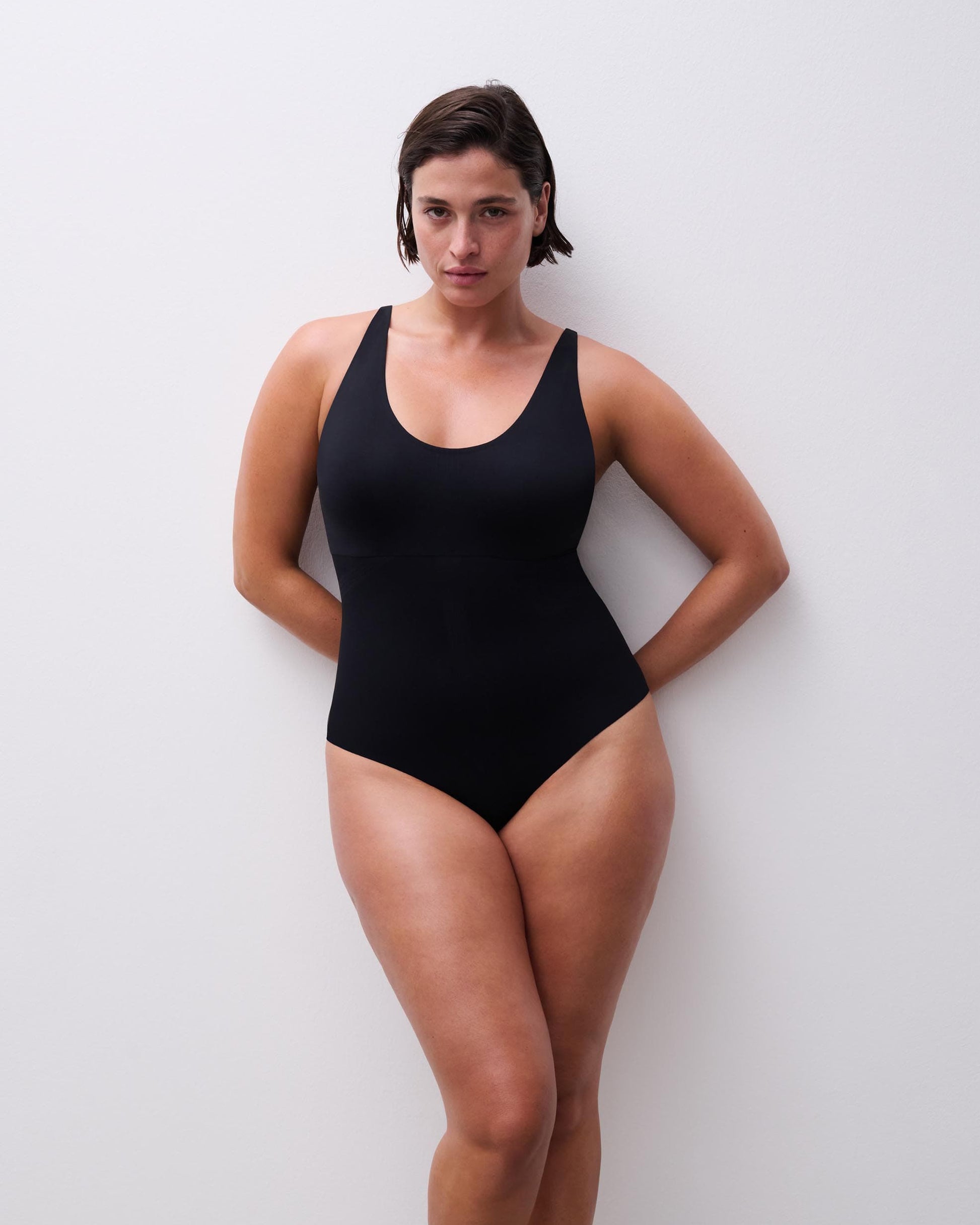 Body Shapewear hold-in support, undertøy norge dame, chantelle smooth comfort, svart black