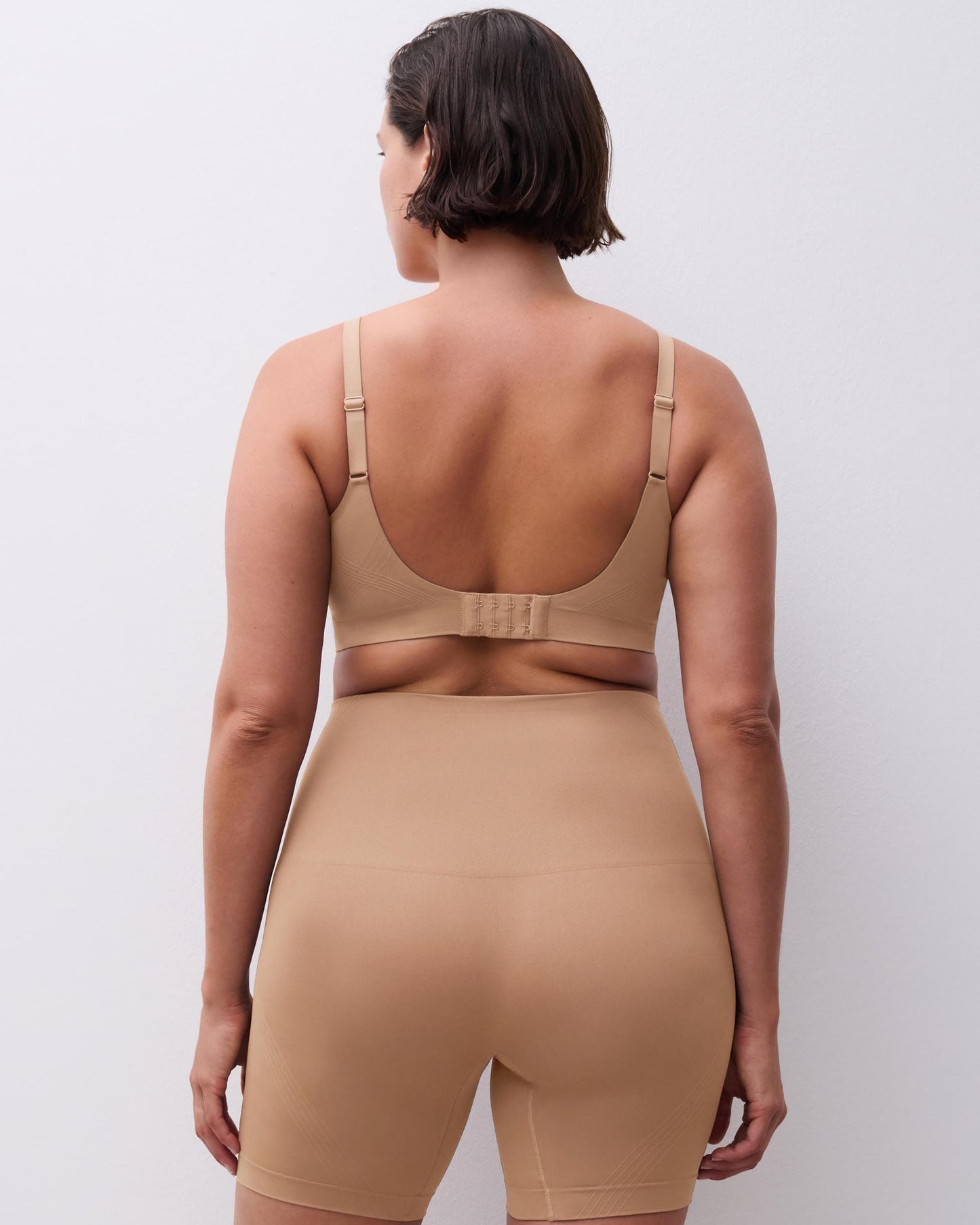 Shapewear hold-in biker shorts, undertøy norge dame, chantelle, nude beige terracotta brun