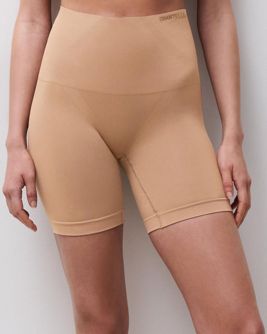 Shapewear hold-in biker shorts, undertøy norge dame, chantelle, nude beige terracotta brun