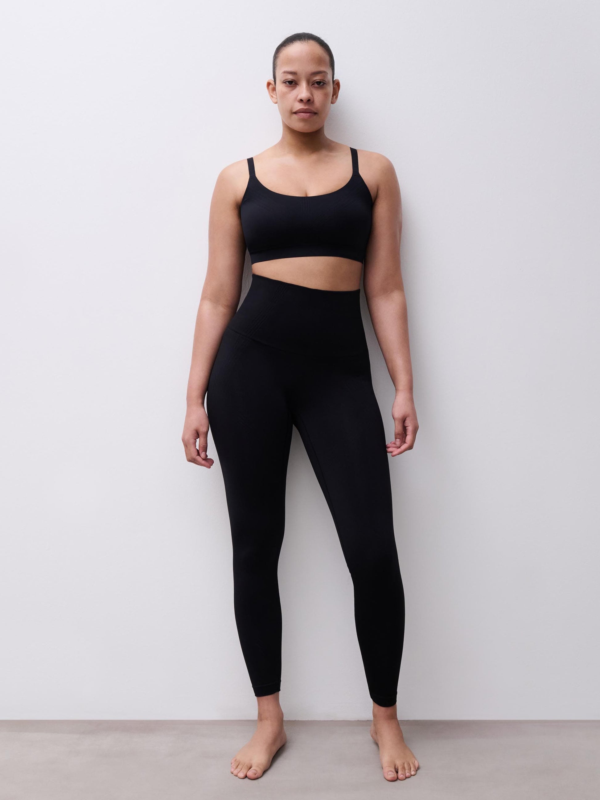 Shapewear hold-in tights leggings, undertøy norge dame, chantelle, svart black