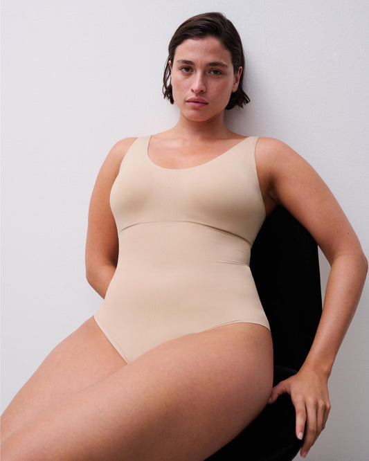 Body Shapewear hold-in support, undertøy norge dame, chantelle smooth comfort, beige nude