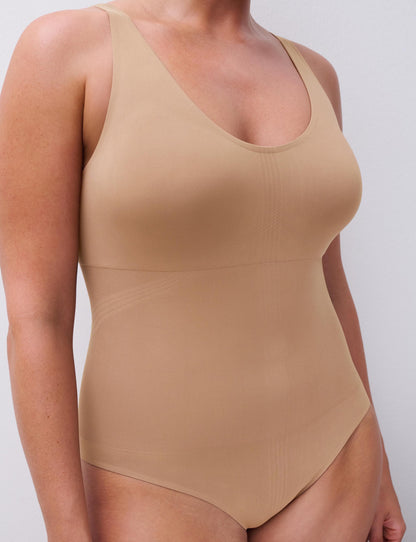 Body Shapewear hold-in support, undertøy norge dame, chantelle smooth comfort, beige brun terracotta
