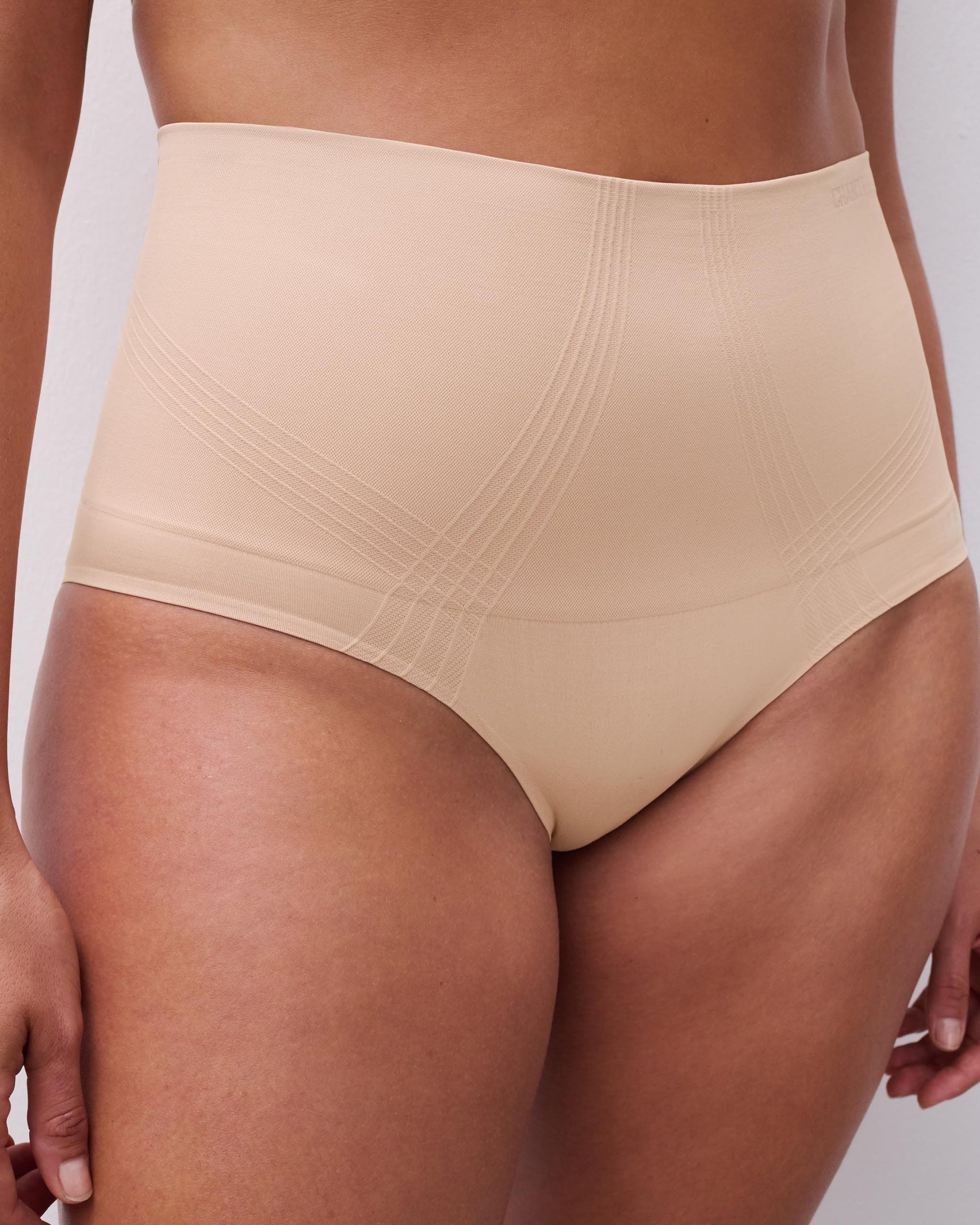 Truse høyt liv shapewear hold-in high waist brief, undertøy norge dame, chantelle, beige nude