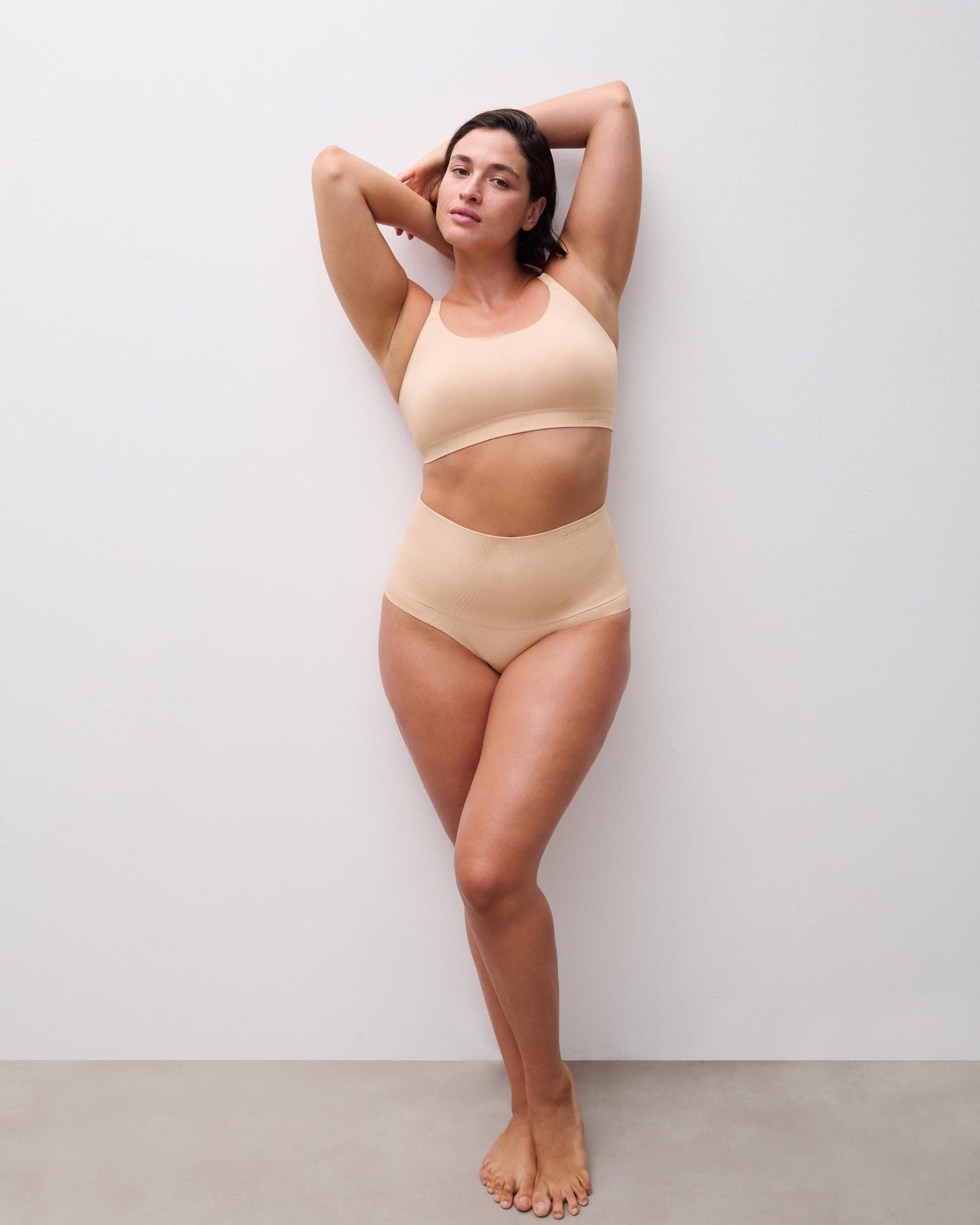 Truse høyt liv shapewear hold-in high waist brief, undertøy norge dame, chantelle, beige nude