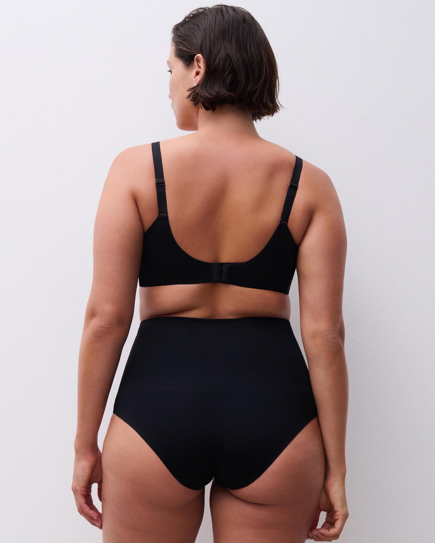 Truse høyt liv shapewear hold-in high waist brief, undertøy norge dame, chantelle, svart black