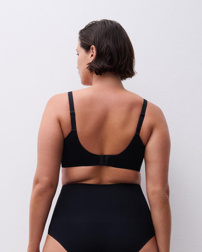 Bralette BH support uten spiler wirefree smooth comfort, undertøy norge dame, chantelle, svart black