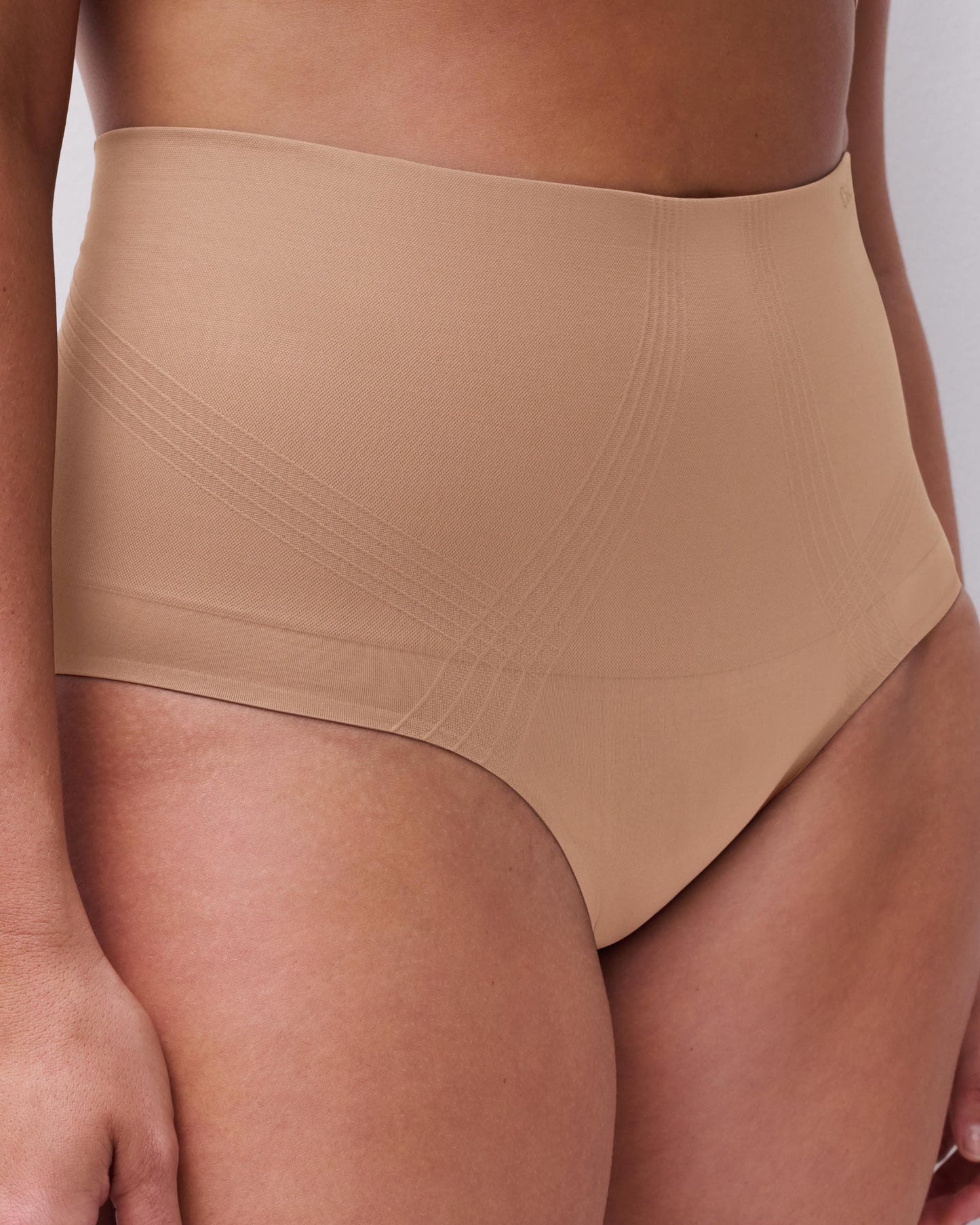 Truse høyt liv shapewear hold-in high waist brief, undertøy norge dame, chantelle, beige brun terracotta