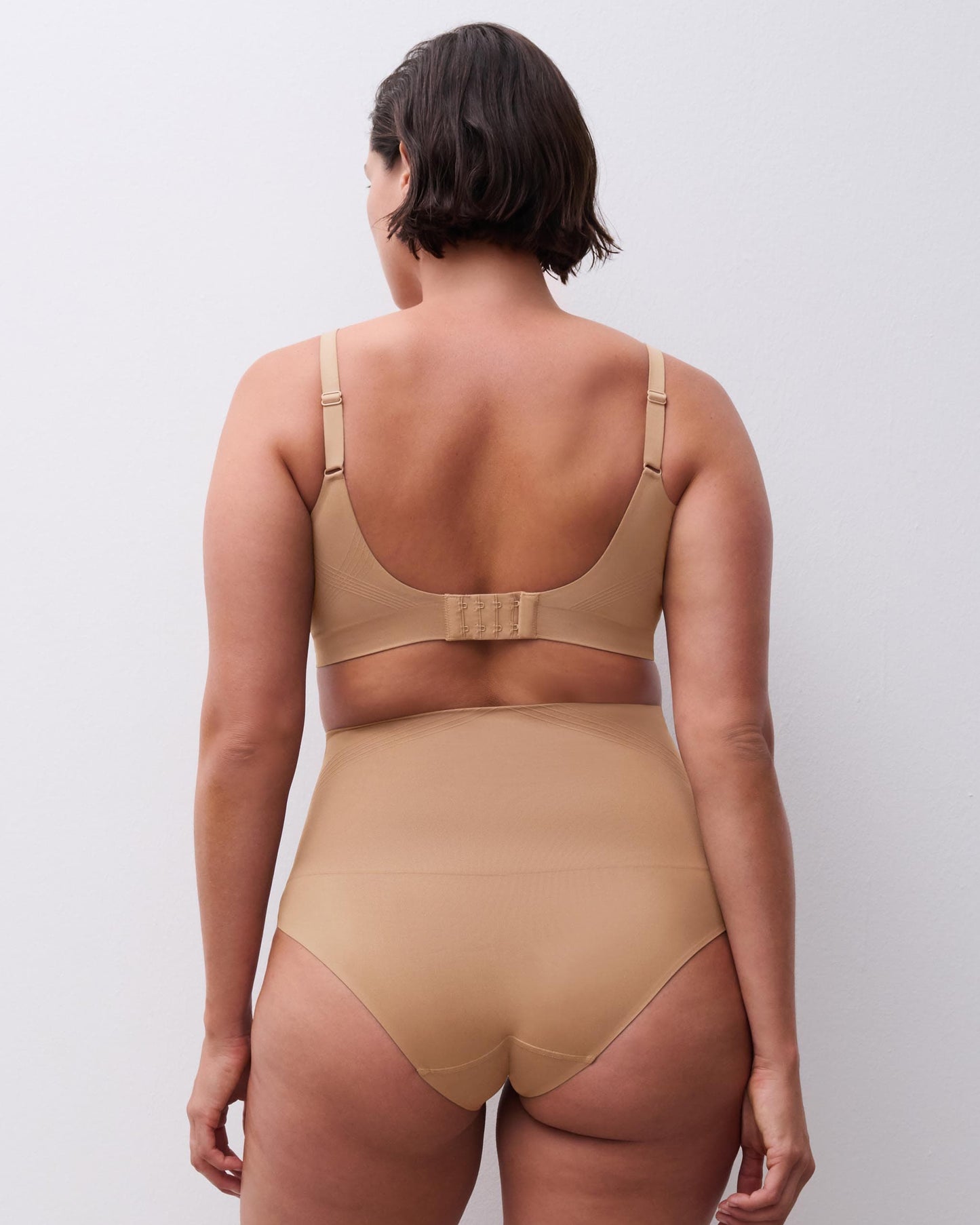Truse høyt liv shapewear hold-in high waist brief, undertøy norge dame, chantelle, beige brun terracotta