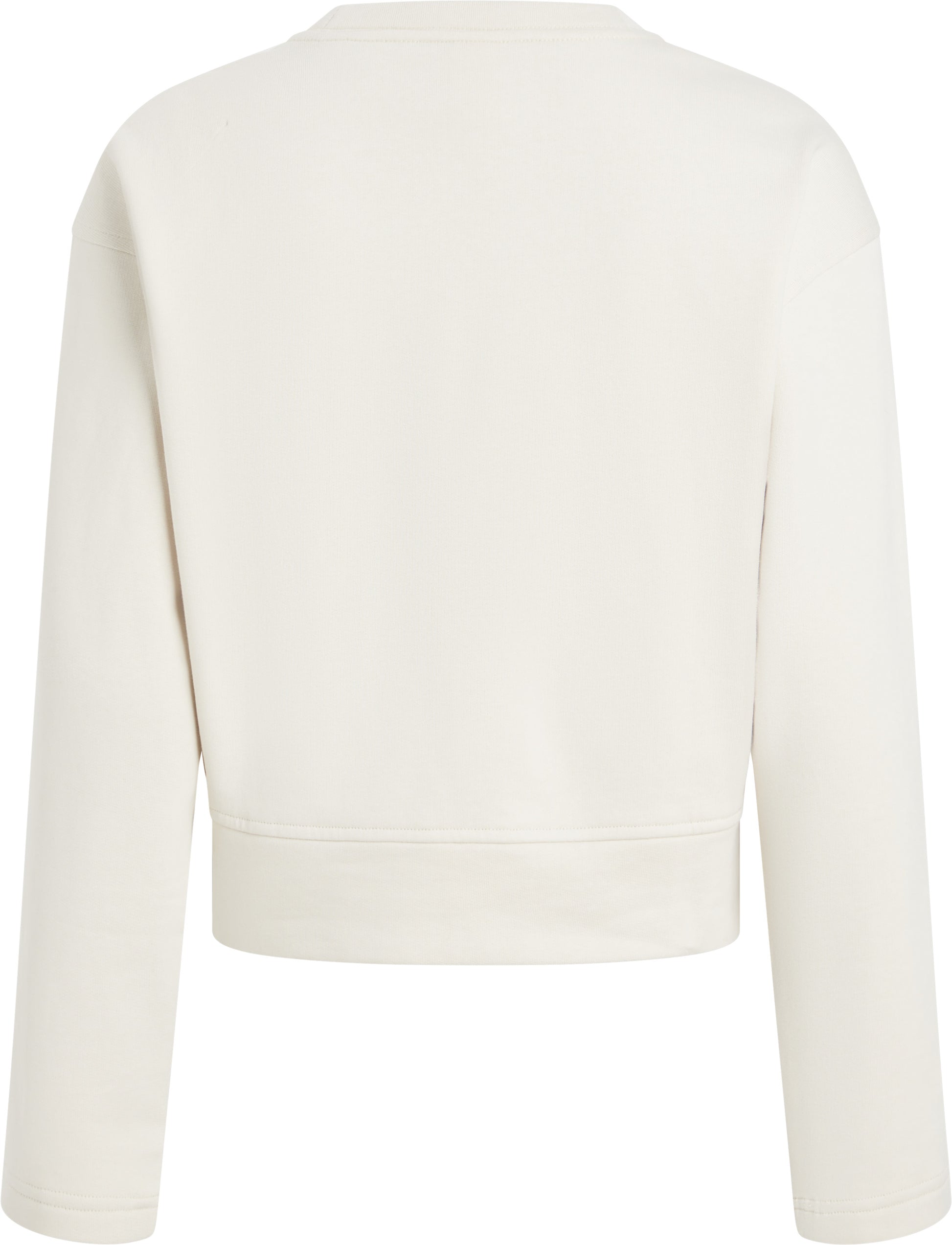 Jumper sweatshirt genser Calvin Klein loungewear, bomull beige sandshell, cotton fleece