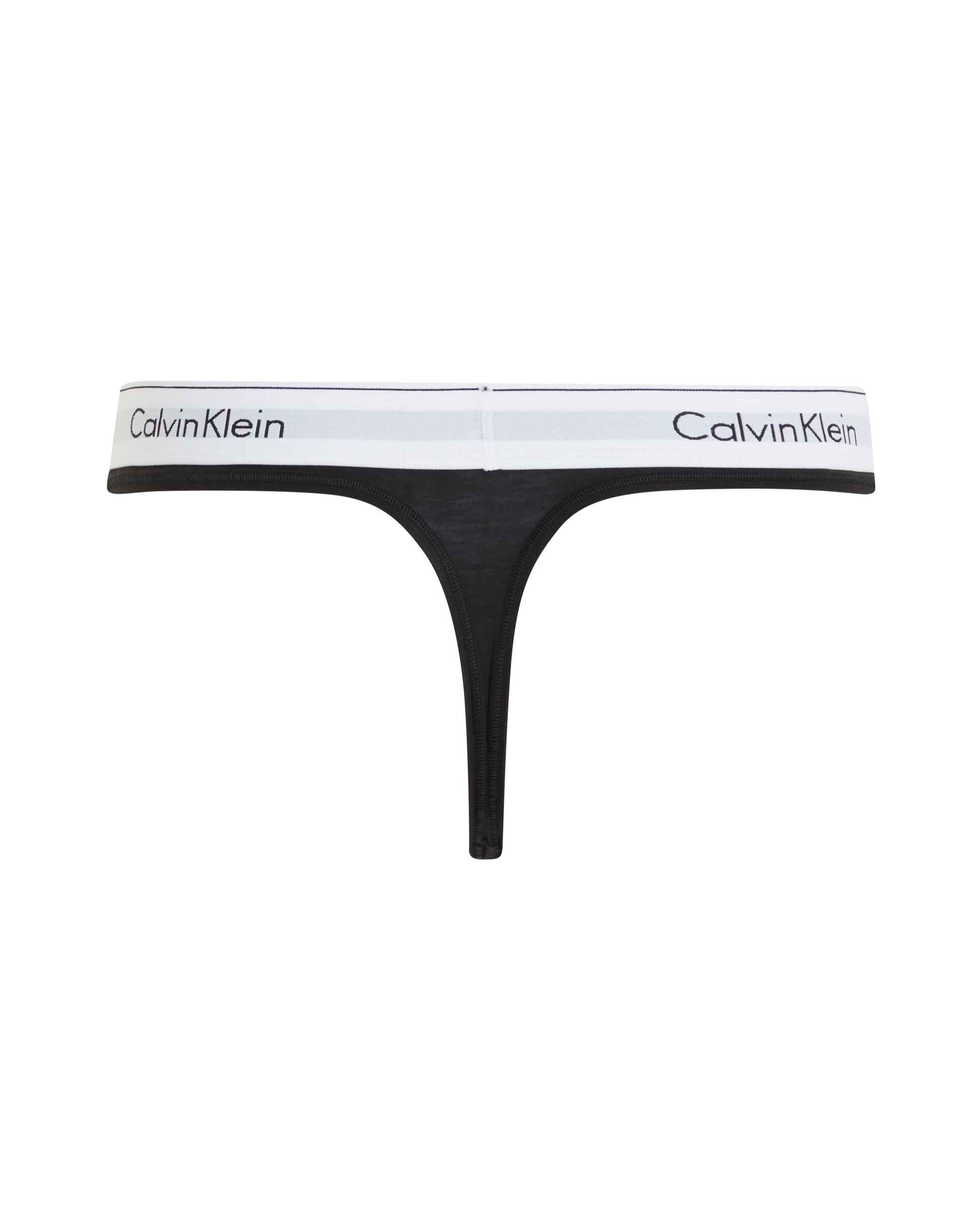 Calvin Klein thong string, undertøy, bomull svart