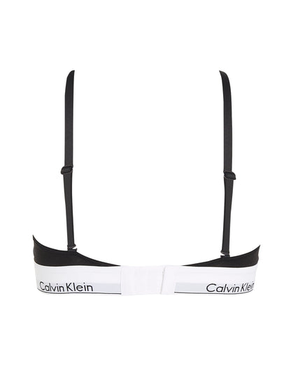 Calvin Klein bralette triangel, undertøy, bomull svart