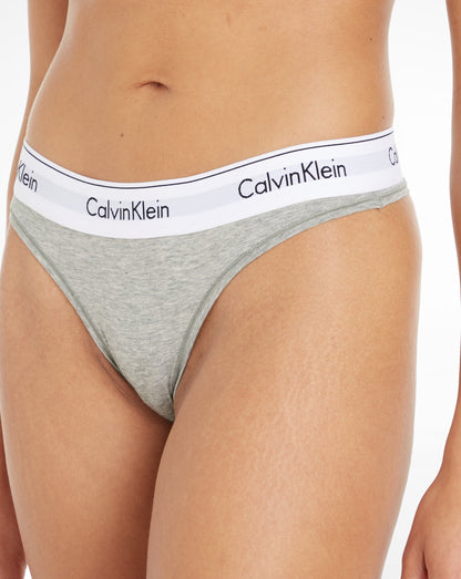 Calvin Klein thong string, undertøy, bomull grå