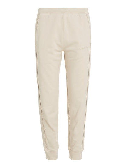 Joggebukse Jogger Calvin Klein loungewear, bomull beige sandshell, norge dame frilin frilin.no