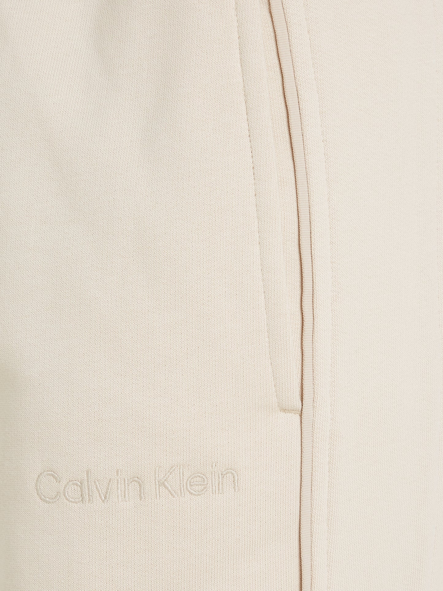 Joggebukse Jogger Calvin Klein loungewear, bomull beige sandshell, norge dame frilin frilin.no