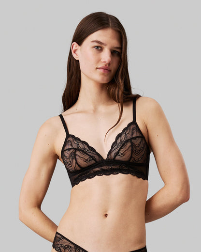 Undertøy bralette spilefri wireless, Calvin Klein, Norge dame, svart black Instinct