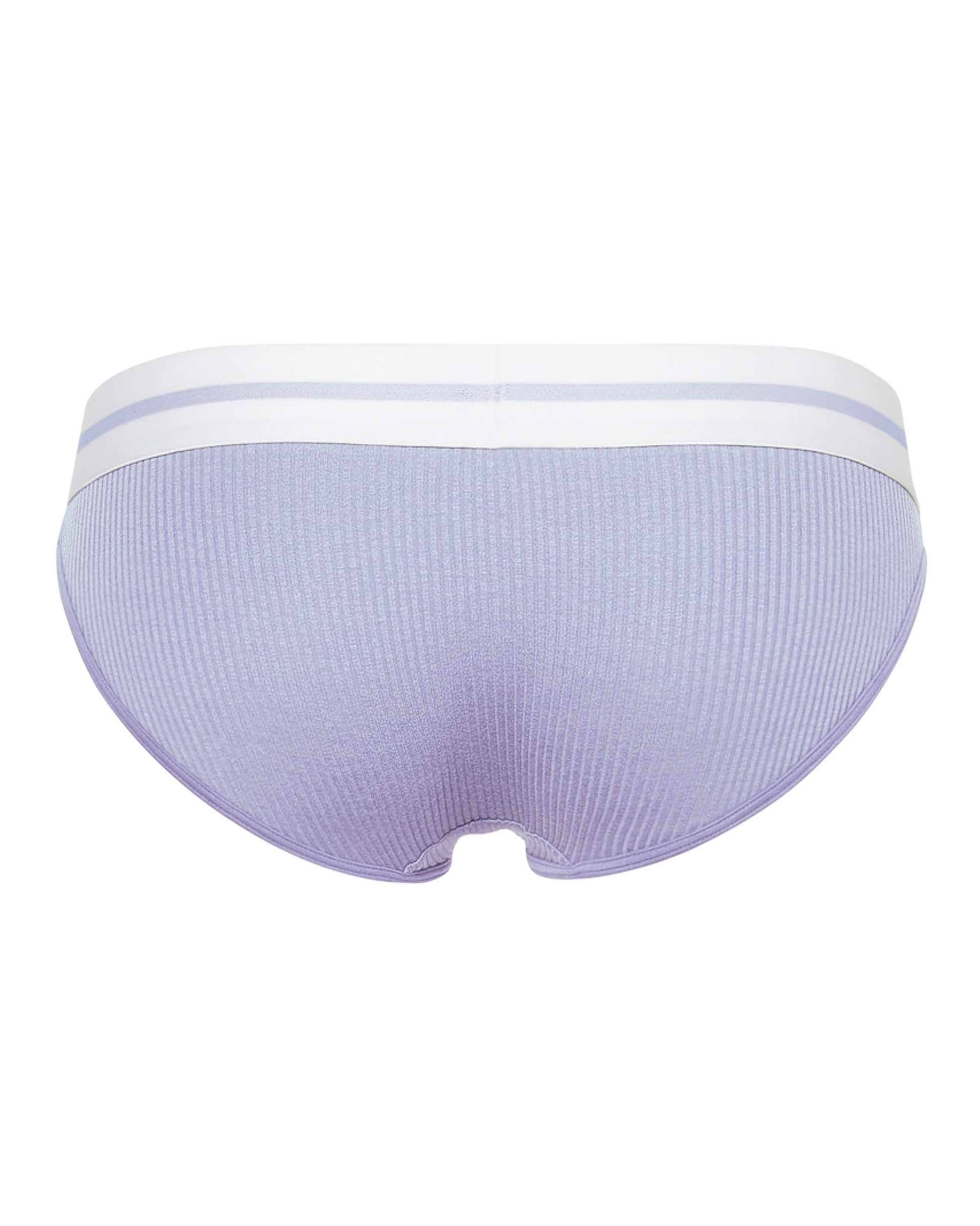 Truse bikini Calvin Klein bomull rib lilla purple, cotton modal, frilin