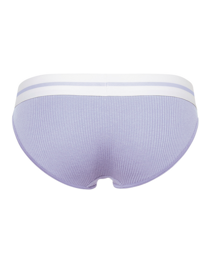 Truse bikini Calvin Klein bomull rib lilla purple, cotton modal, frilin