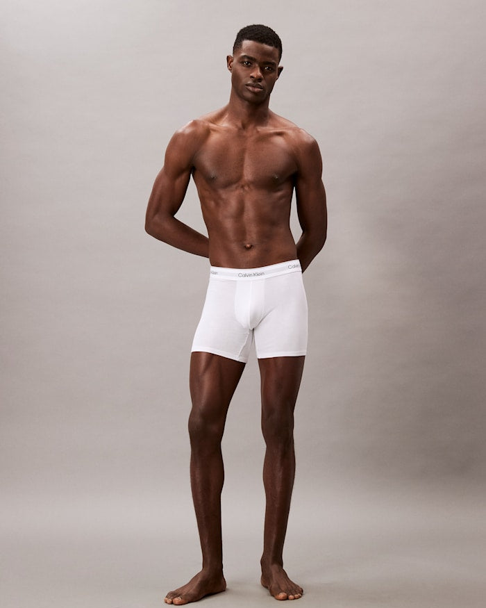 Boxer herre 3 pakk calvin klein hvit underbukse, Frilin mann undertøy underwear