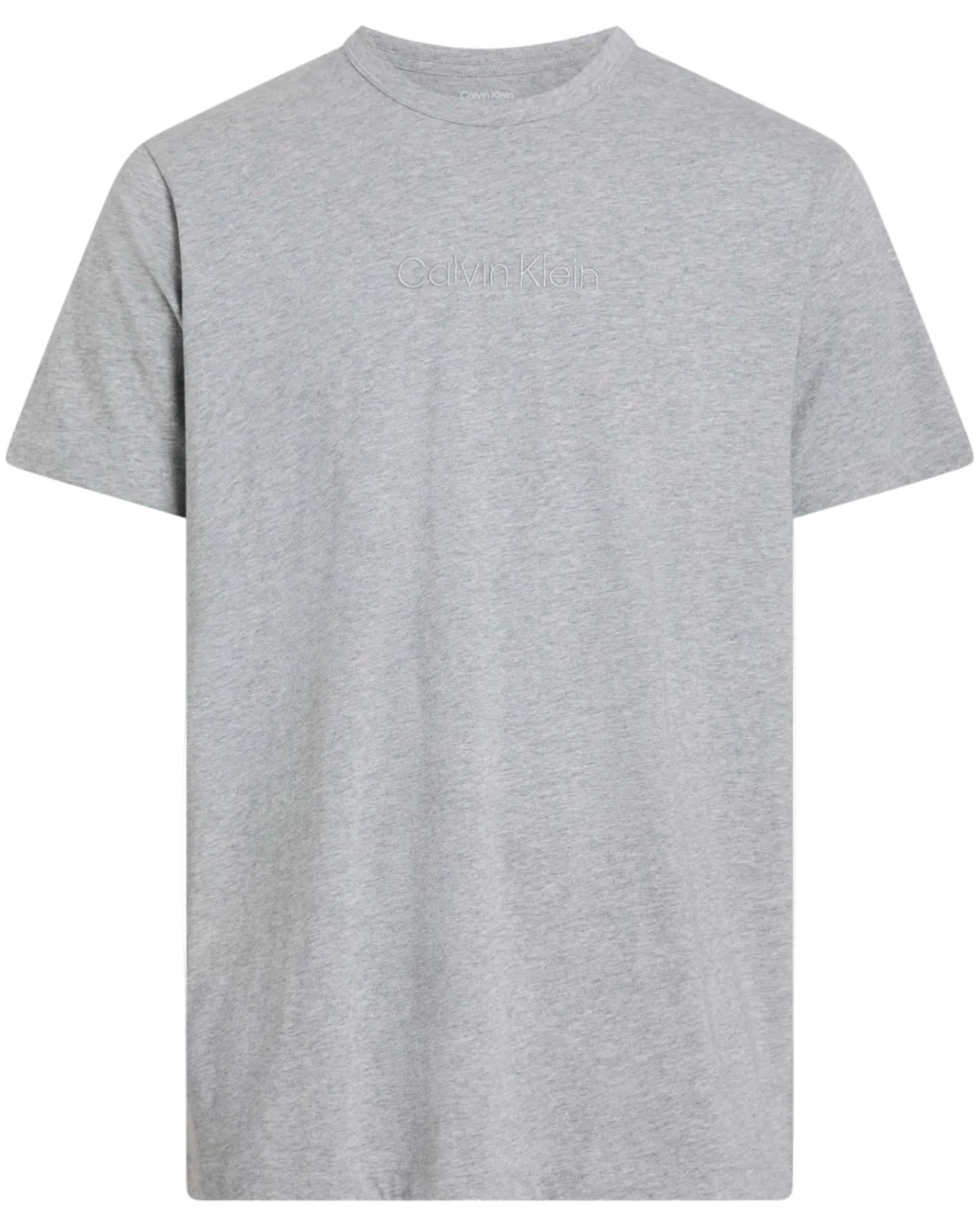 T-skjorte Calvin Klein grey grå cotton logo classic, Frilin mann herre undertøy underwear