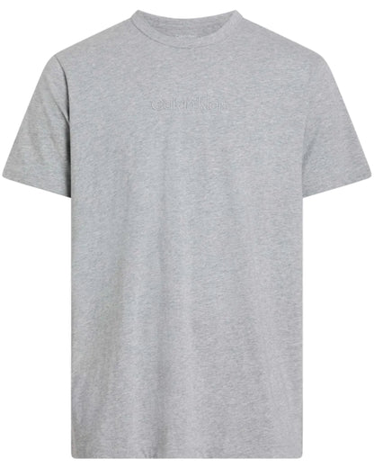 T-skjorte Calvin Klein grey grå cotton logo classic, Frilin mann herre undertøy underwear
