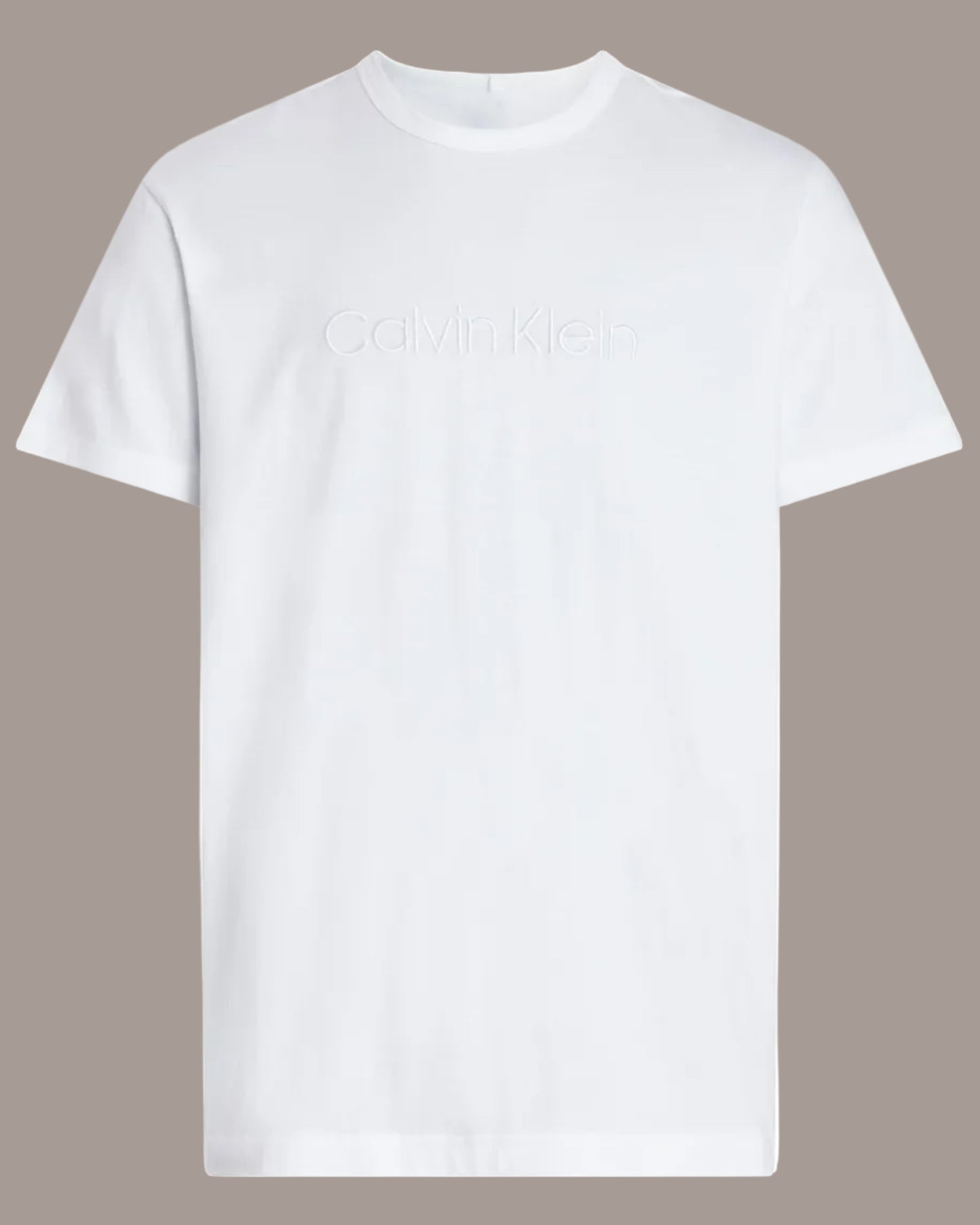 T-skjorte Calvin Klein hvit cotton logo classic, Frilin mann herre undertøy underwear
