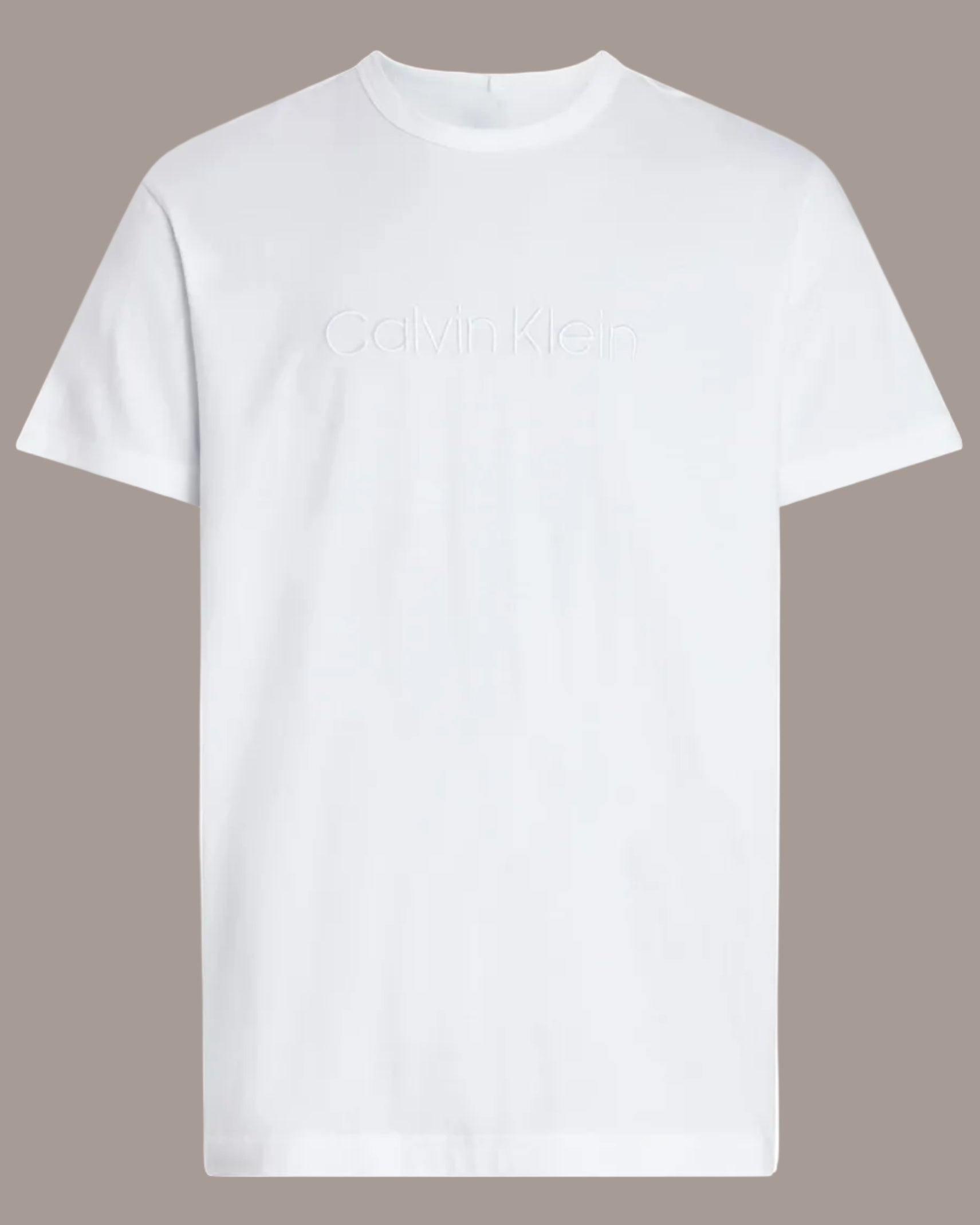 T-skjorte Calvin Klein hvit cotton logo classic, Frilin mann herre undertøy underwear