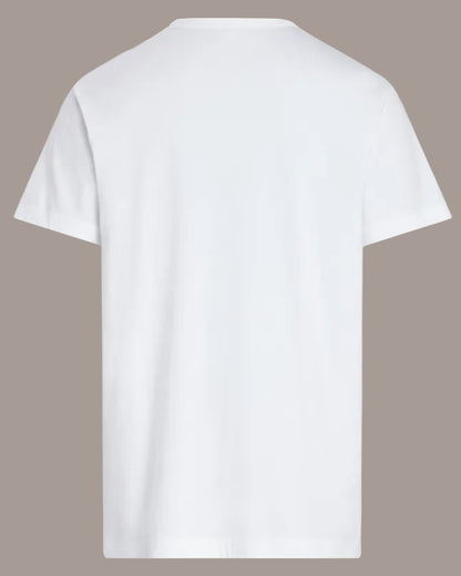 T-skjorte Calvin Klein hvit cotton logo classic, Frilin mann herre undertøy underwear