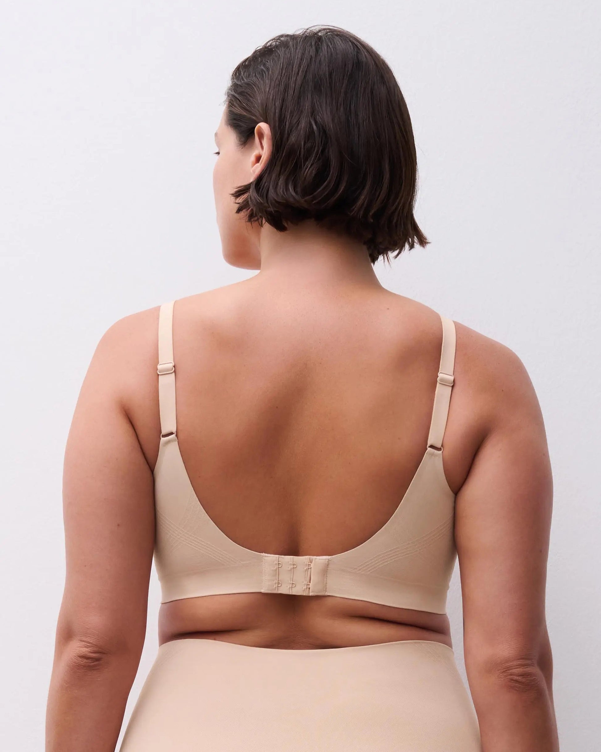 Bralette BH support uten spiler wirefree smooth comfort, undertøy norge dame, chantelle, beige nude