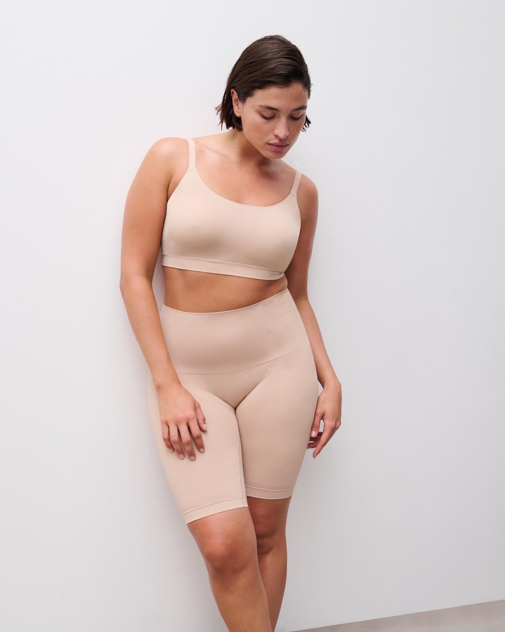 Bralette BH support uten spiler wirefree smooth comfort, undertøy norge dame, chantelle, beige nude