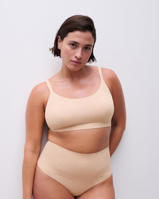 Bralette BH support uten spiler wirefree smooth comfort, undertøy norge dame, chantelle, beige nude