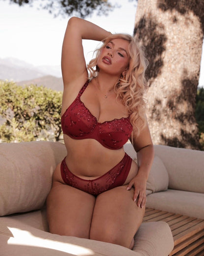 BH Mey delightful rød red full cup 3-part uvattert uten padding, undertøy dame norge frilin