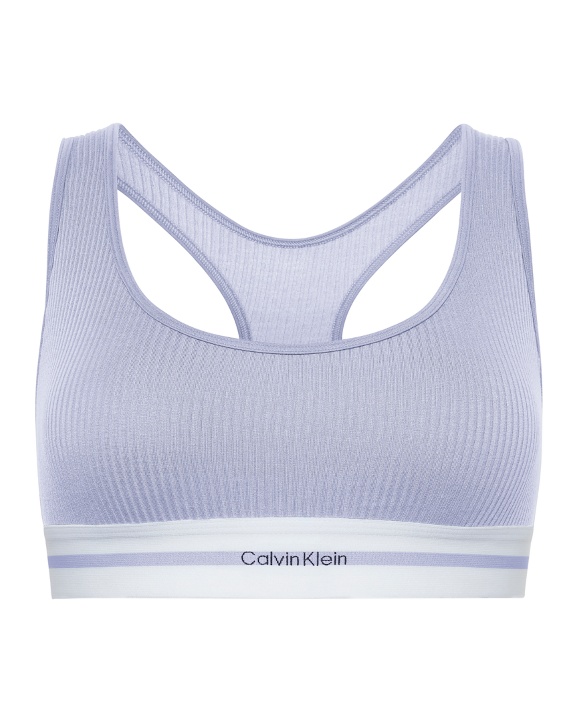 Bralette Calvin Klein bomull rib lilla purple, cotton modal, frilin