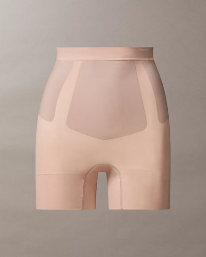 Hold-in shorts Calvin Klein Shapewear high waist høyt liv shaping, nude beige cedar, norge frilin undertøy