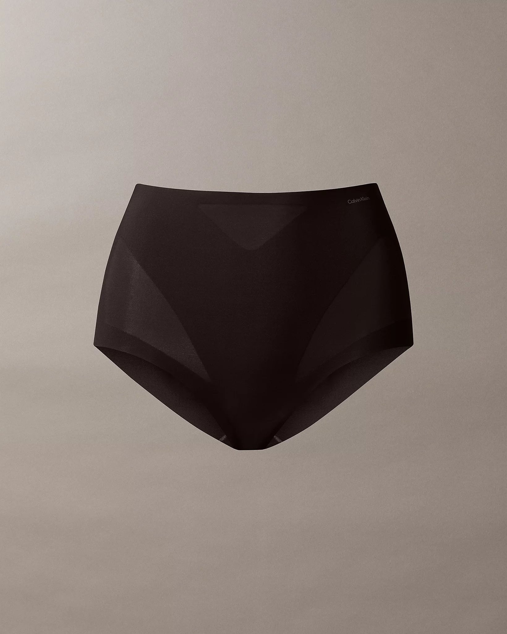 Truse shapewear høyt liv Calvin Klein high waist brief hold in, svart sort black, norge frilin undertøy