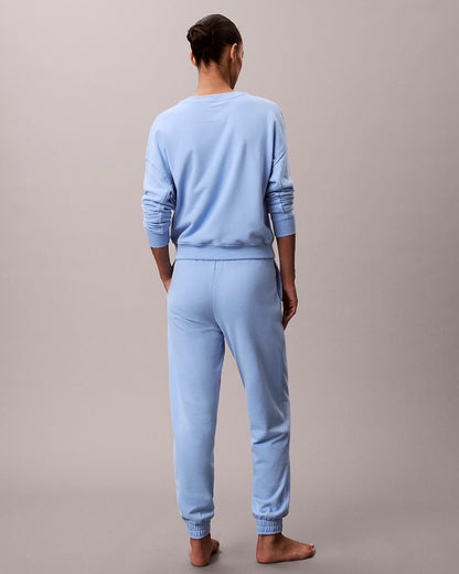 Joggebukse Jogger Calvin Klein loungewear, undertøy norge dame, bomull blå frozen