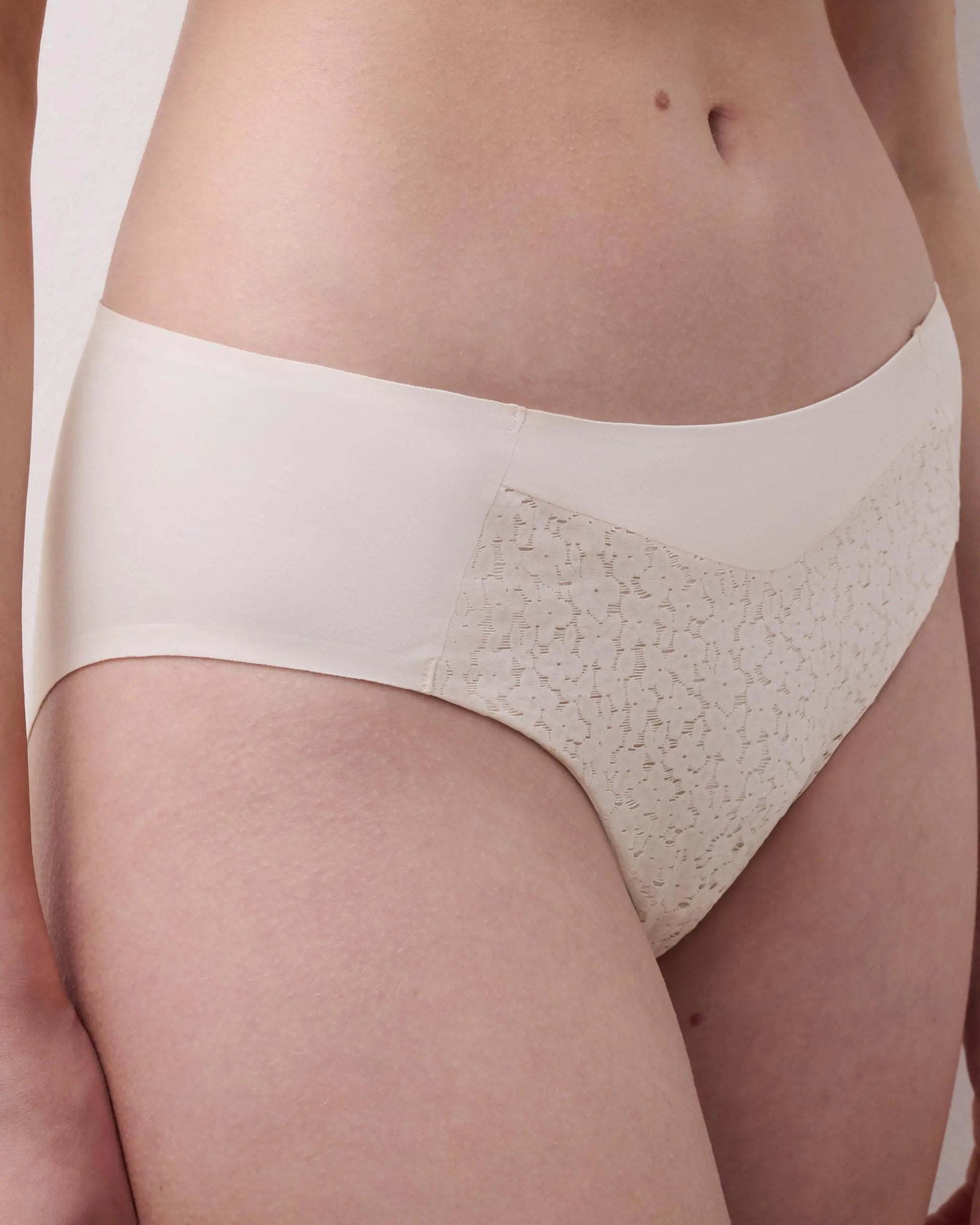 Truse tai bikini off white pearl, Chantelle Norah, undertøy dame frilin