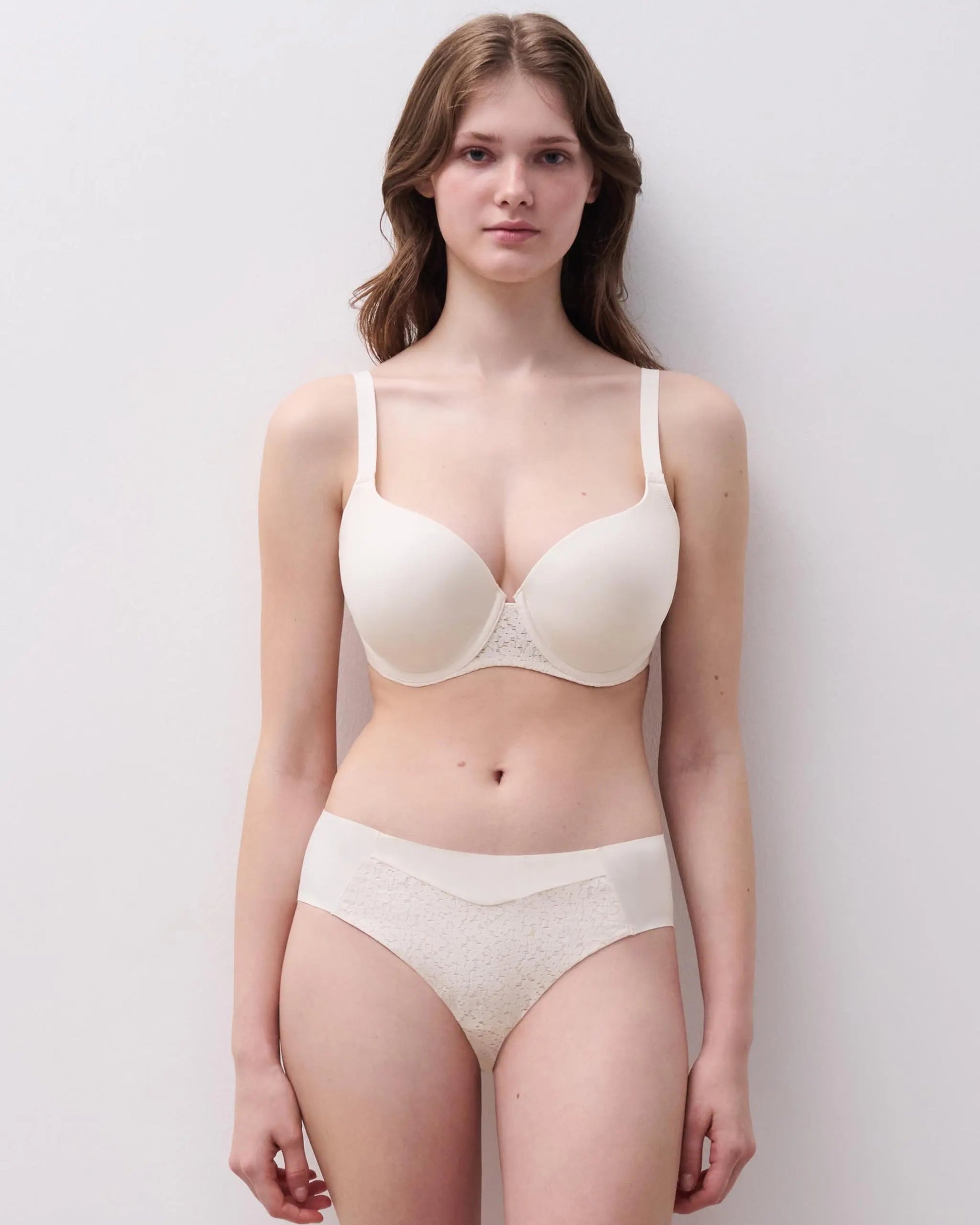 Truse tai bikini off white pearl, Chantelle Norah, undertøy dame frilin