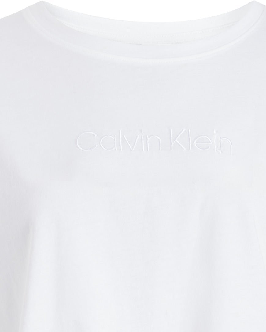 Calvin Klein Undertøy Norge Dame T-skjorte hvit bomull cropped